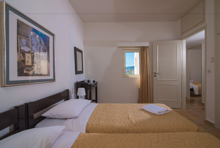 Bedroom 4, Ourania Apartments, Crete