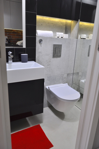 Bathroom 2, Panda Apartments Bagno- Centrum, Warsaw