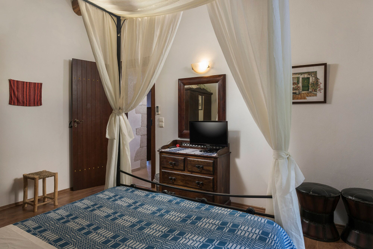 Bedroom 3, Villa Aloni-traditional Stone Villa With Nice View,pool and Garden, Crete