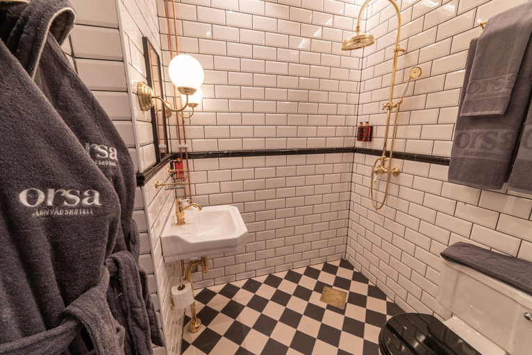 Bathroom 3, Orsa Järnvägshotell, Orsa
