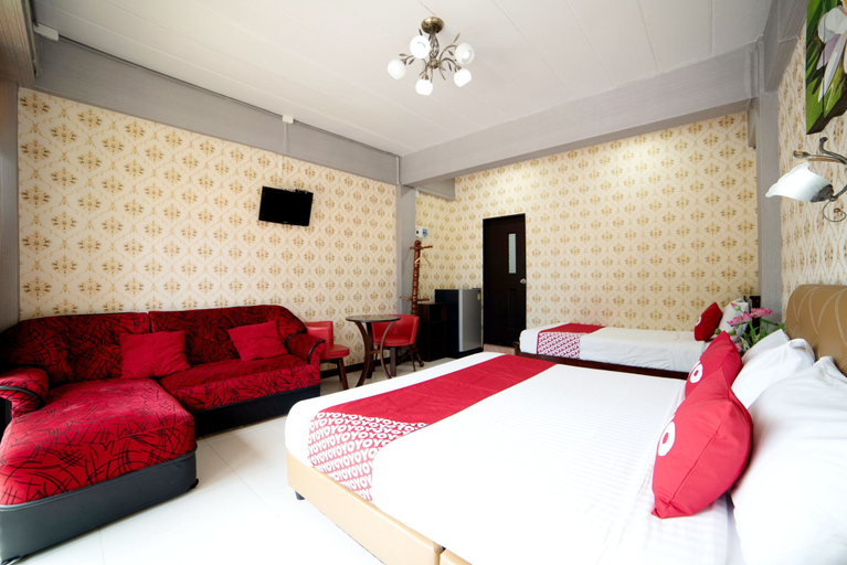 Bedroom 3, OYO 465 Krung Kao Traveller Lodge, Phra Nakhon Si Ayutthaya