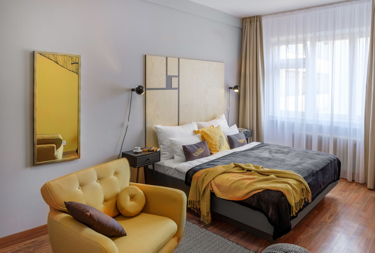 Bedroom 2, City Leaf Apartments, Praha 1