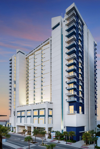Exterior & Views 2, Homewood Suites by Hilton Myrtle Beach Oceanfront, Horry