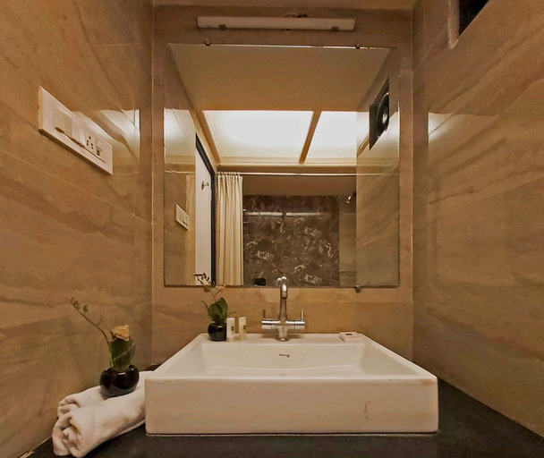 Bathroom 5, Quality Inn Mint, Pune
