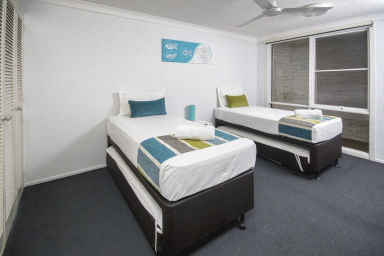 Bedroom 3, The Beach Motel Hervey Bay, Hervey Bay - Pt A