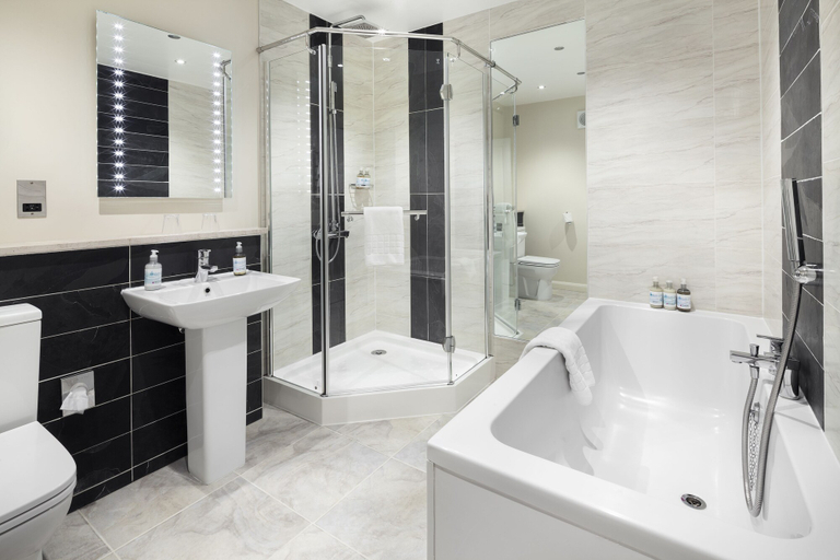 Bathroom 4, Hawksmoor Guest House, Cumbria