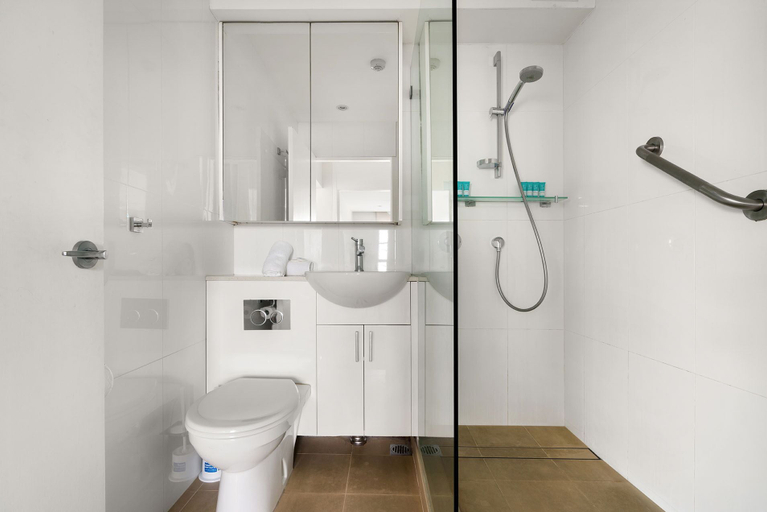 Bathroom, Harbourside 76 in North Sydney, Sydney