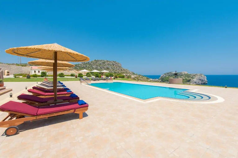 Sport & Beauty, Luxurious sea View Villa Pasithea in Rhodes Greece, South Aegean