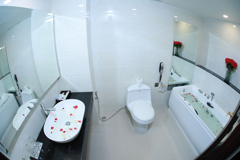 Bathroom 4, Rose Palace Hotel, Yangon