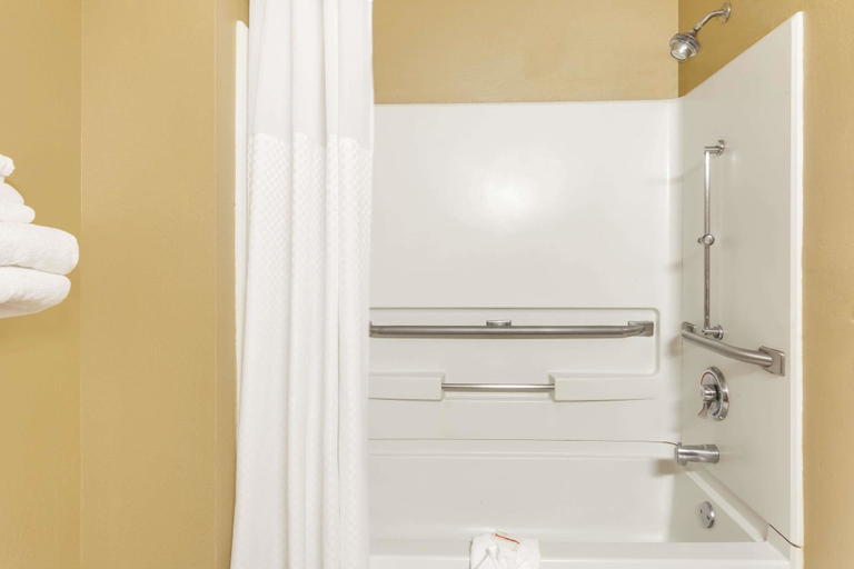 Bathroom 4, Super 8 by Wyndham Charlotte/Amusement Park Area, Mecklenburg