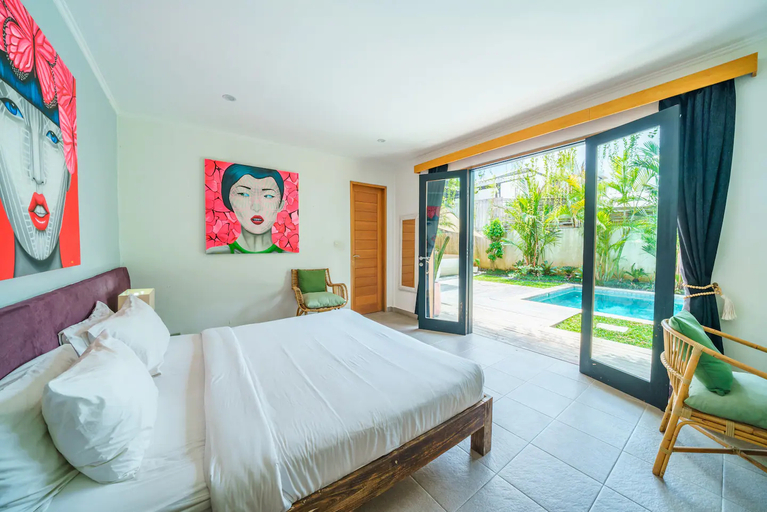 Bedroom 5, Villa Gula Gula: Beautiful 3BR Villa with Pool and Private Jacuzzi, Badung