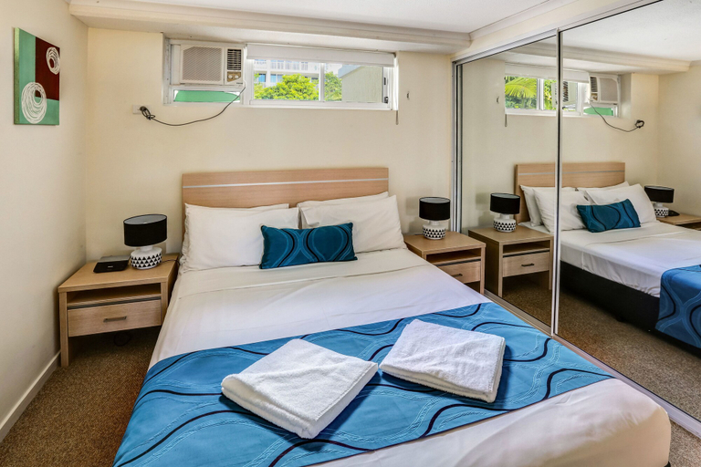 Bedroom 3, On the Beach Holiday Apartments, Cairns