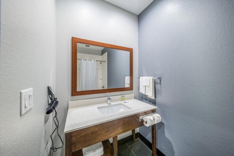 Bathroom 3, Scottish Inns Campus, Fort Worth