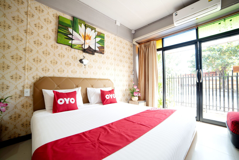 Bedroom 4, OYO 465 Krung Kao Traveller Lodge, Phra Nakhon Si Ayutthaya