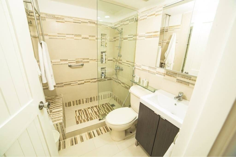 Bathroom, 1BR Altos Chavon Apartment by ASVR-C1C, La Romana