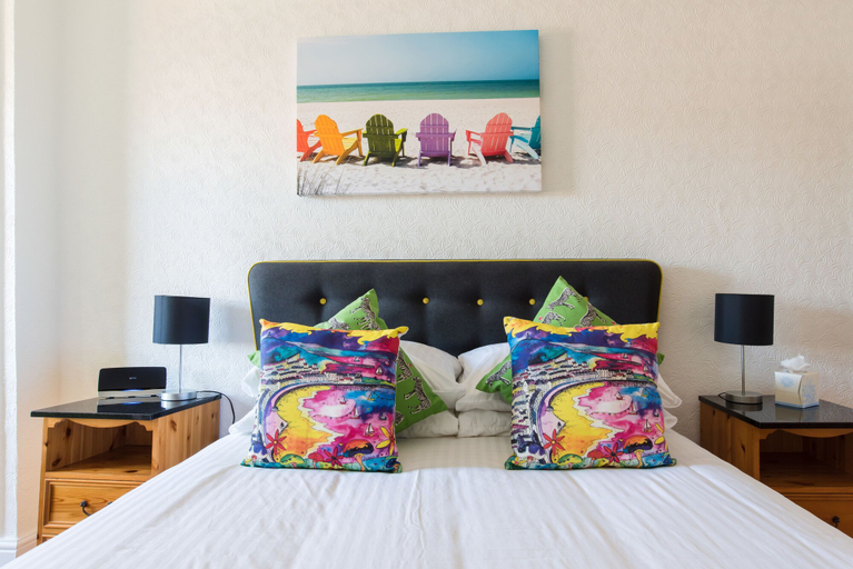 Bedroom 2, Ar Lan Y Mor Seaside Apartment, Ceredigion