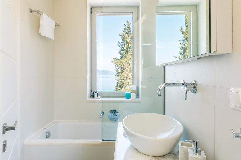Bathroom 4, Melithea Seaview Villa, Ionian Islands