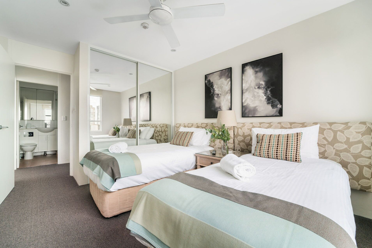 Bedroom 3, Harbourside 76 in North Sydney, Sydney
