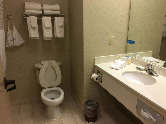 Bathroom 4, Hampton Inn Bedford, Bedford