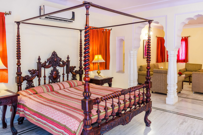 Bedroom 3, Hotel Mandawa Haveli, Jaipur