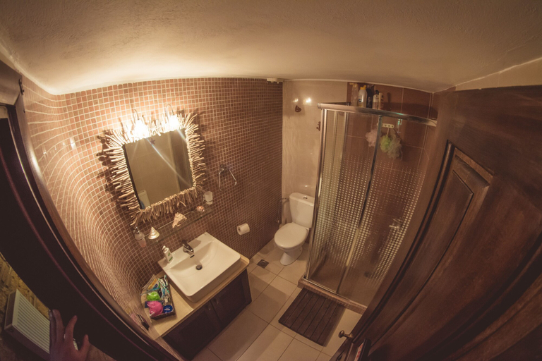 Bathroom 2, Kalogirou Stone House, Central Greece