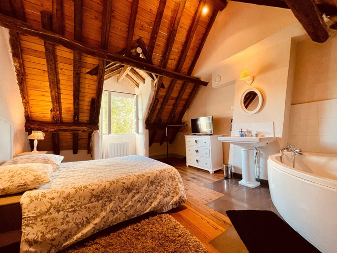 Bedroom 5, La Villa Du Moulin de Champie - Versailles, Yvelines