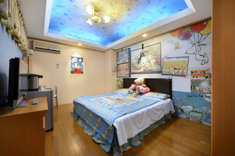 Bedroom 2, Jinge Guest House, Nantou