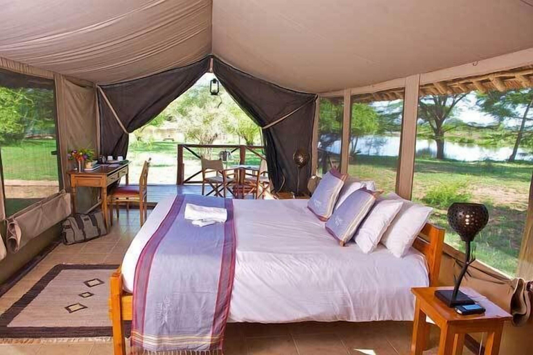Bedroom 2, Voyager Ziwani Tented Camp, Taveta
