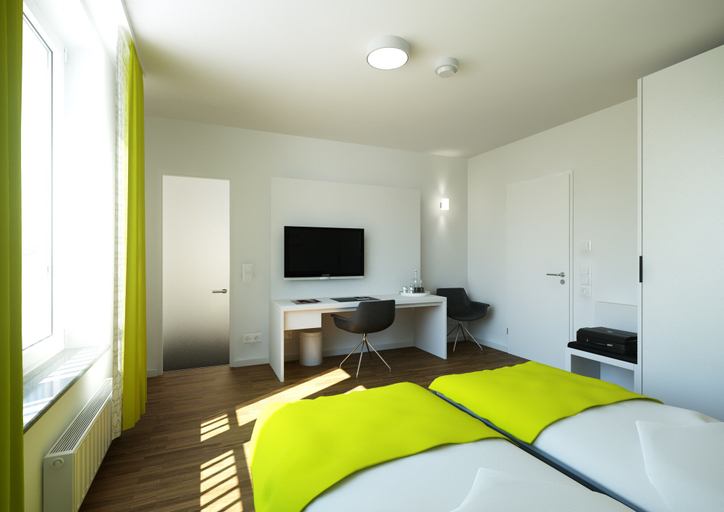 Bedroom 2, Gästehaus am Schloss Schwetzingen, Rhein-Neckar-Kreis