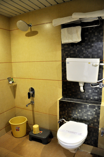 Bathroom 3, Hotel Jyoti, Rajkot