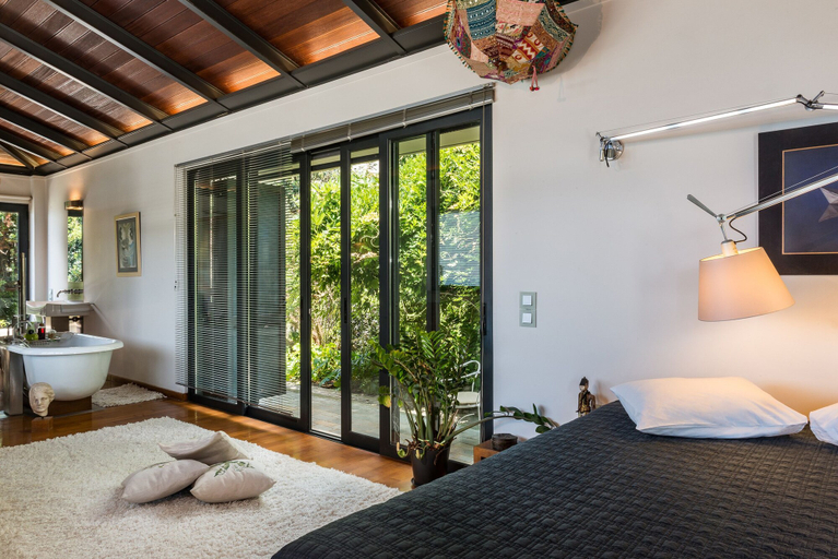 Bedroom 3, Artistic Private Pool Villa with Gorgeous Gardens, Crete
