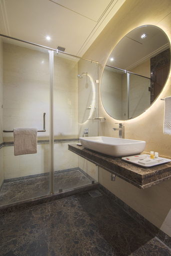 Bathroom 3, Riverview Hotel, Ahmadabad