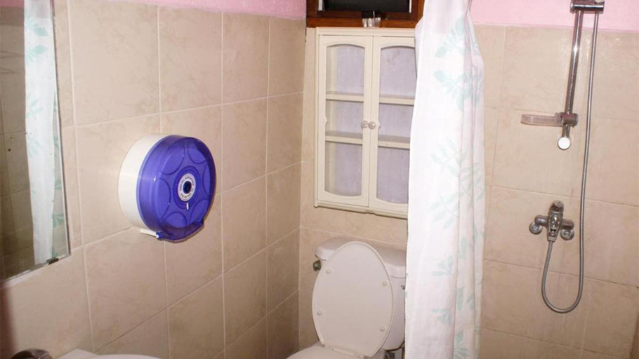 Bathroom 3, Bluepango Guest House - Hostel, Pango