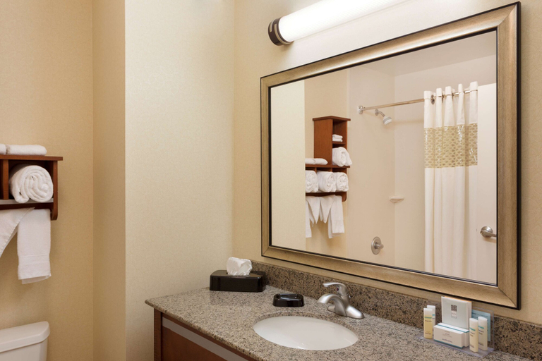 Bathroom 4, Hampton Inn & Suites Detroit/Chesterfield Township, Macomb