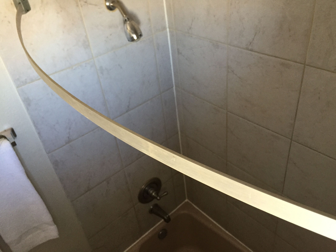 Bathroom, Red Carpet Motel, Oklahoma