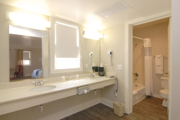 Bathroom 3, Palm Canyon Hotel & RV Resort, San Diego