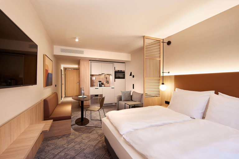 Bedroom 3, Adina Apartment Hotel Dusseldorf, Düsseldorf