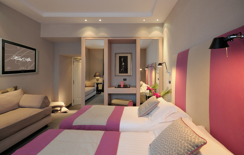 Bedroom 3, Hotel Alpi, Rome