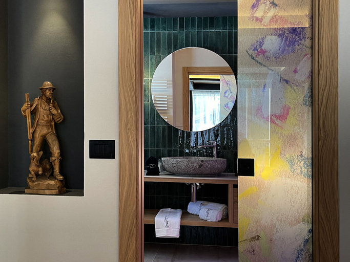 Bathroom 3, Art Hotel Locanda degli Artisti, Trento