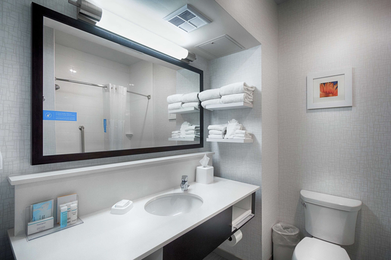 Bathroom 4, Hampton Inn Salina, Saline