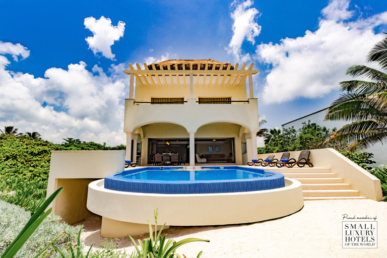 Exterior & Views, Ocean Front Private 3 Bedroom Villa in Akumal, Cozumel