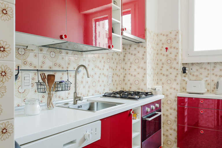 Private kitchen 3, Mondrian Apartment in Milan, Milano