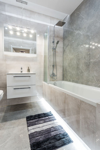 Bathroom 3, VISENTO Apartments Kreta 52-54, Białystok City