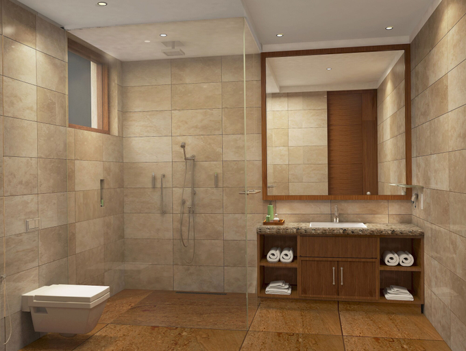 Bathroom, Bassi Fort Palace, Chittaurgarh