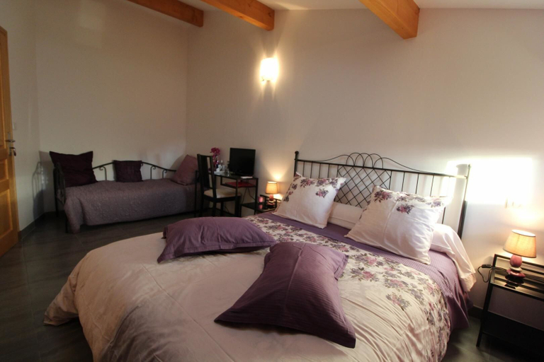 Bedroom 3, Chambre d'hôtes Le Mas du Moulin, Ardèche