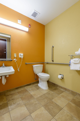 Bathroom 4, Microtel Inn & Suites by Wyndham Greenville/University Medic, Pitt