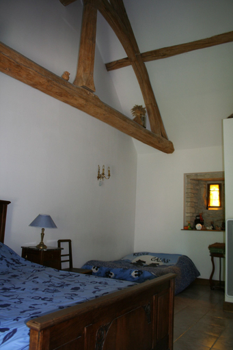 Bedroom 4, Chambre d’hôtes le Prieuré de Fouchères, Aube