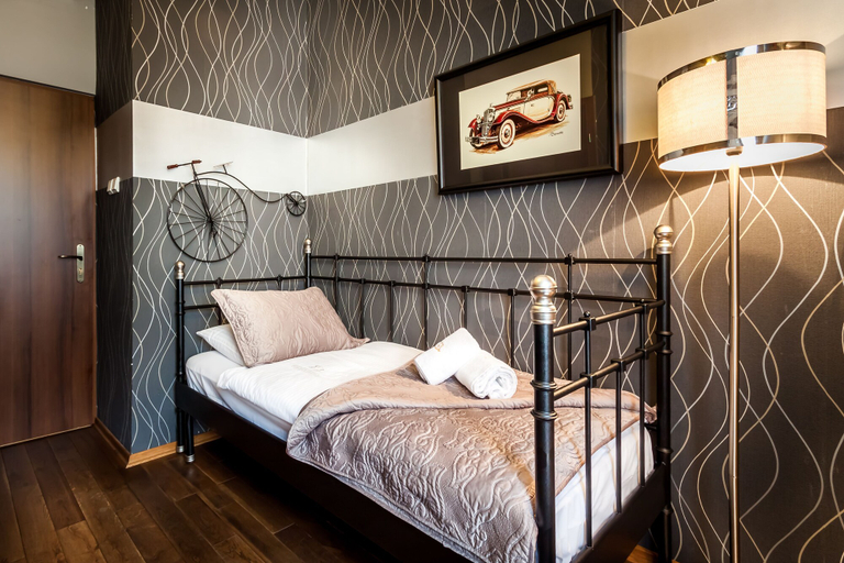 Bedroom 3, Aparthotel Vicini dawniej Aparthotel Oberża, Kraków City