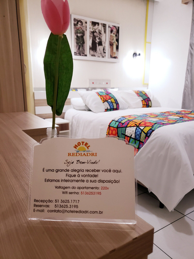 Bedroom 4, Capão da Canoa - Hotel Rediadri, Capão do Leão