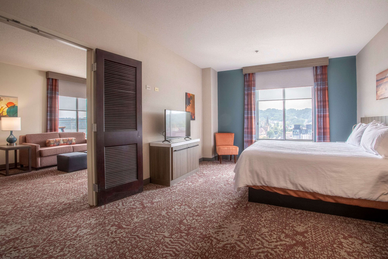 Bedroom 3, Hilton Garden Inn Mankato Downtown, Blue Earth